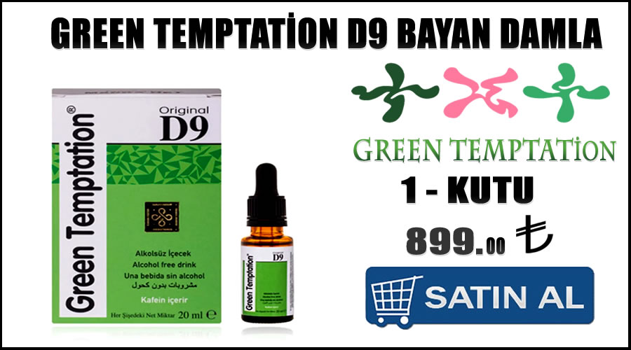 Green temptation D9 bayan damla Online uygun fiyatlı ezcane ürünleri