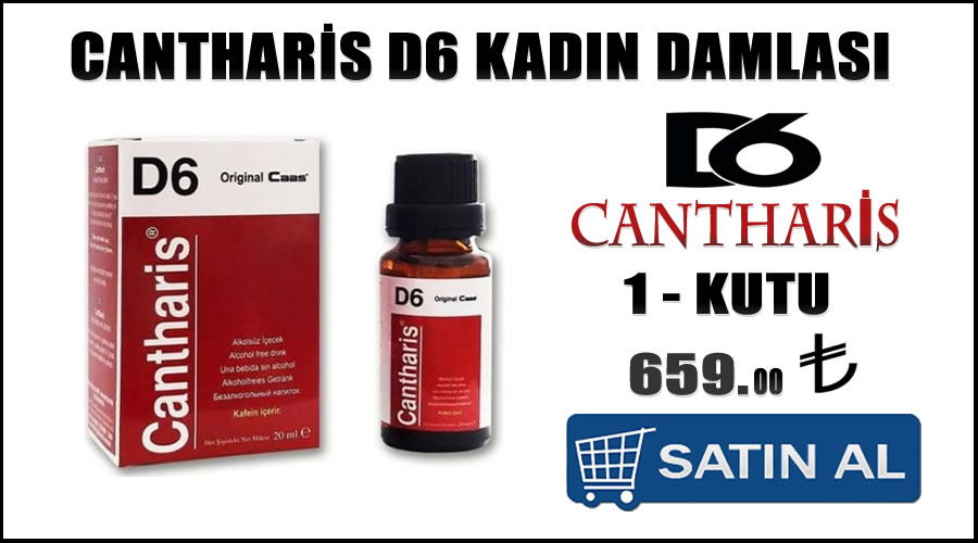 Cantharis D6 kadın damlası Kadın cinsel etki önerileri