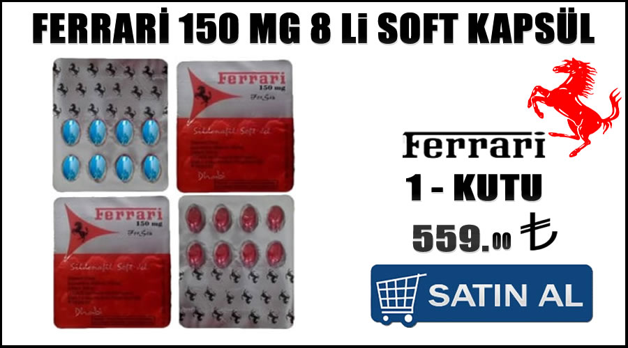 Ferrari 150 mg 8 li soft kapsül performans artırıcı ürünlerin etkileri