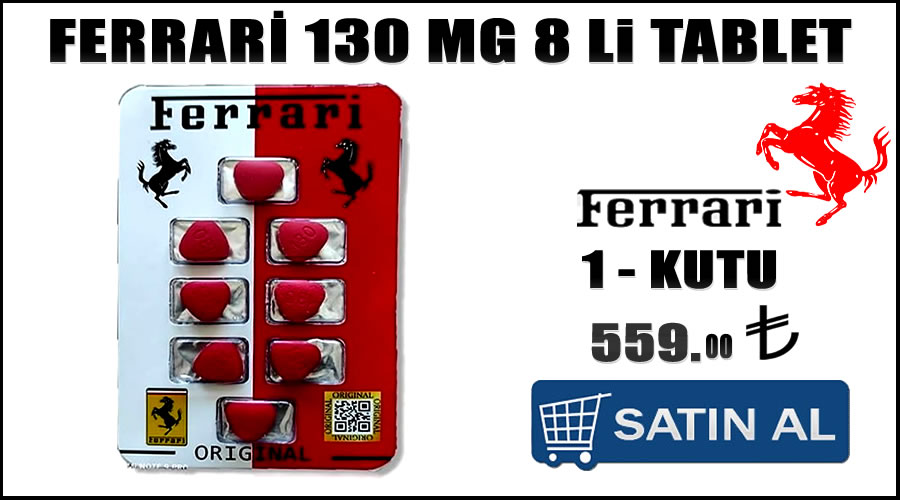 Ferrari 130 mg 8 li tablet online satış