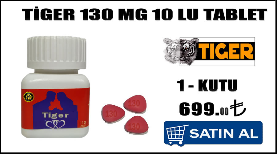 Tiger man 130 mg geciktirici 10 lu tablet erkek cinsel sağlık