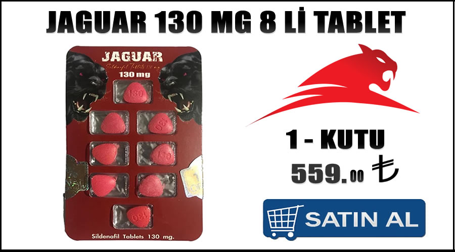 Jaguar 130 mg 8 li tablet viagra alternatifleri 